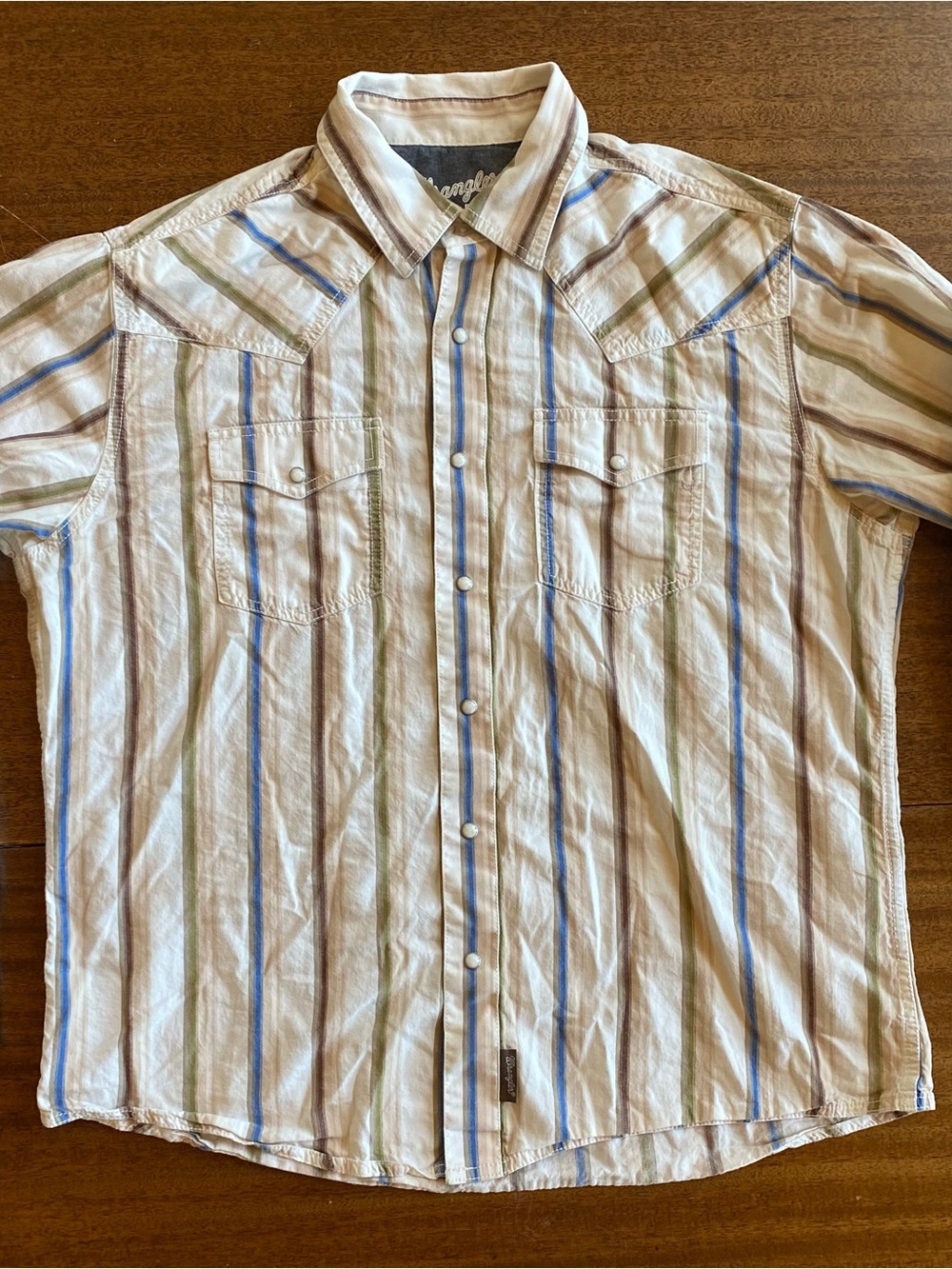 Men's Vintage Wrangler Button Up Shirt
